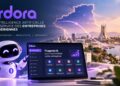 Interface de la plateforme Irdora présentant des agents IA dédiés à l’automatisation, au contenu et au marketing